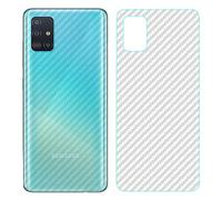 NOKOER Film Protection Arriere pour Samsung Galaxy A71, [4 Pièces] 0.1mm Ultra-Mince Pet Doux Back Flim [Antidérapant] [Anti Empreintes Digitales] [Dissipation Thermique]