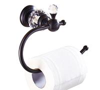 Nokozan Luxury Crystal Series Porte-papier toilette mural Bronze huilé