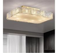 NOKTAI Lustre Moderne en Laiton et Verre, luminaire LED de Luxe, idéal pour Une Chambre à Coucher ou Une Suspension
