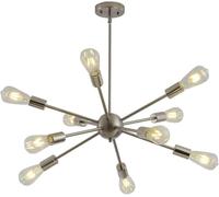 NOKTAI Lustres en Laiton, Lampes suspendues Modernes, éclairage Industriel doré Antique pour escaliers, Lustre de Plafond