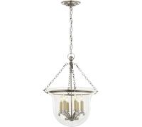 NOKTAI Suspension Moderne de Luxe en Laiton, Abat-Jour en Verre Simple, Lampe Suspendue LED E12 à 6 lumières, Lampe décorative pour Salon, Salle à Manger, Bar, Lustre de Plafond