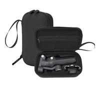 Nokwocy Osmo Mobile 7 Case, DJI Om 7/Om 7P, Sac de Rangement Portable en polyuréthane, pour Accessoires stabilisateurs Osmo Mobile 7 & 7P, Clair, Classique (Black)