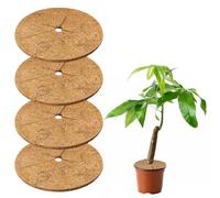 Nokwocy Tapis en Coco - Protection hivernale pour Plantes - Anneau de Protection Naturel en Fibre de Coco - Couverture de Sol pour Plantes intérieures et extérieures - Paillis paysager (30CM)