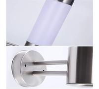 NOKXDKJWT Applique Murale Suspendue au Plafond, lumière européenne - Lampe d'extérieur Simple en Acier Inoxydable, étanche, allée, Rue, Balcon, Jardin, Blanc Lait, Abat-Jour, Lanterne, Applique