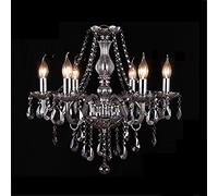 NOKXDKJWT E14modern Luxueux Lustre en Cristal Bougie île éclairage Suspension Lampe plafonnier pour Salle à Manger Salon Cuisine Chambre Couloir entrée-doré. 10 têtes