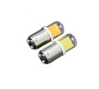 NOKXDKJWT Éclairage, Paquet de 10, Mini Lampes LED COB AC220V 5W BA15D/BA15S/E11/E12/E14/G4/G8/G9, Couvercle en Verre + céramique (Blanc Chaud, E12)