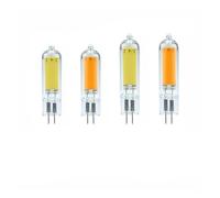 NOKXDKJWT Éclairage, Paquet de 4, Ampoule LED COB à intensité Variable G4/G9 3 W/6 W AC220 V avec Couvercle en Verre, Lampe Suspendue, Ampoule de Lustre (Blanc Froid, G4 6 W 220 V)