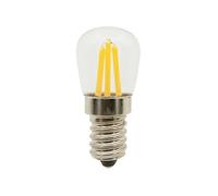 NOKXDKJWT Éclairage, Paquet de 50, Ampoule à Filament d'indication LED AC220V E14/B15D 3W T22, Lampe de Lustre en Cristal pour Mini réfrigérateur (Jaune 2200K, 220V E12)