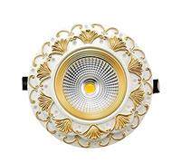 NOKXDKJWT Encastré 3 W/5 W de Style européen LED encastré Downlight Spotlight COB Downlight Plafonnier Trou Lumière Ouverture Intégré Projecteur Intégré (Couleur : 4000K Nature Light, Taille : 5W)