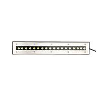 NOKXDKJWT Encastré 3 W/9 W/18 W LED intégré lumière enterrée Bande rectangulaire LED lumière souterraine décorative Pont escaliers allée Vue carrée Lampe de projecteur encastrée intégrée