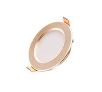 NOKXDKJWT Encastré 3W Luxe Ultra Mince Rond LED encastré Downlight intérieur Haute luminosité Plafond Spot économie d'énergie LED plafonniers décor Commercial Panneau Plat lumière pour Salle de Bain