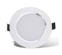 NOKXDKJWT Encastré 5W 7W 9W LED étanche Downlight Dimmable Blanc Chaud Blanc Froid 3 Couleurs Lampe LED Encastrée Spot Light AC85-265V Intégré (Color : Cold White, Size : AC110V 7W)
