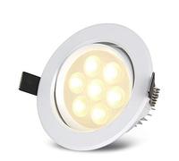 NOKXDKJWT Encastré Haute luminosité LED déflecteur Downlight luminaire encastré Plafond LED 3000K/4000K/6000K lumière du Jour lumières compactes 110V-240V pour allée Salon Chambre intégrée