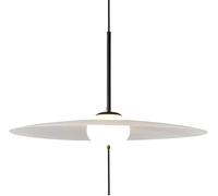 NOKXDKJWT Lampe Suspendue Lustre Grand Plafonnier LED Suspendu 40Cm Milieu du Siècle Moderne avec Longue Barre Design UFO, Nordique Contemporain pour Îlot De Cuisine, Salle À Manger, Salon