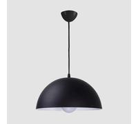 NOKXDKJWT Lustre léger Lampe Suspendue Dôme Industriel Rustique avec Abat-Jour en métal Grand Abat-Jour en dôme de Grange Plafonnier intérieur pour Salon Chambre à Coucher îlot de cuisine/K/35Cm
