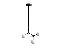 NOKXDKJWT Lustre Spoutnik de l'industrie Moderne, luminaire en Fer réglable 4 s Spoutnik du Milieu du siècle pour Cuisine, Salle à Manger, Salon/doré/5 s