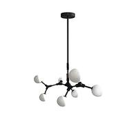 NOKXDKJWT Lustre Spoutnik de l'industrie Moderne, luminaire en Fer réglable 4 s Spoutnik du Milieu du siècle pour Cuisine, Salle à Manger, Salon/doré/5 s