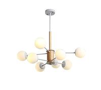 NOKXDKJWT Lustre Spoutnik de l'industrie Moderne, luminaire Spoutnik Moderne du Milieu du siècle pour Salle à Manger, salon/noir/16 s