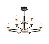 NOKXDKJWT Lustre Spoutnik De L'Industrie Moderne,Lustre Nordique À LED,Lustre De Salle À Manger De Salon De Chambre À Coucher De Personnalité/Gradation D'Aurora 8 Plus 4T/89 * 54Cm