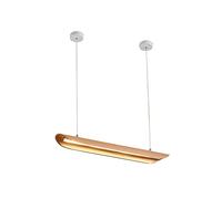 NOKXDKJWT Lustre Suspendu Nordique en Bois, luminaire Moderne de Salle à Manger sur Table, plafonnier LED 44W, lustres Suspendus pour Salon, Cuisine, Restaurant