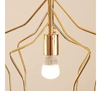 NOKXDKJWT Lustres LED, personnalité Simple, Lustre à tête Unique, Maison Nordique, café, Salon de thé, étoile à Cinq Branches, Couloir Artistique, Fond de Vie, lumières décoratives murales, Pendentif