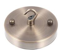 NOKXDKJWT Plaque de Plafond de Lustre Vintage, Kit d'auvent de lumière en Acier, Plaque de Plafond créative pour Suspension