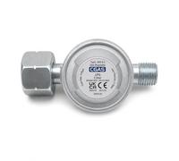 NOLA Régulateur de pression de gaz 2,5 bar modèle 772 - Régulateur haute pression pour propane/butane - Sortie filetage à gauche 3/8" - Pour bouteilles de gaz de 5 kg, 11 kg et 33 kg - Avec protection