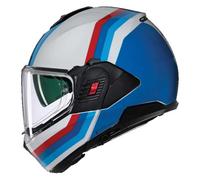 Nolan Casque modulable N120-1 Lineo Blanc/Bleu/Rouge XS