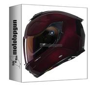 Nolan Casque Moto Integral x-903 Ultra Carbon Travelling liquido Rouge liquido 326 Taille m mototopgun