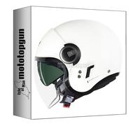 Nolan Casque Moto Jet n21 Visor Commuting Classico Blanc 305 Taille m mototopgun