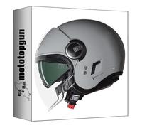 Nolan Casque Moto Jet n21 Visor Commuting Classico Gris 303 Taille m mototopgun