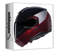 Nolan Casque Moto modulable n90-3 Travelling verniciatura Speciale Noir Rouge viscerale 344 Taille XXS mototopgun