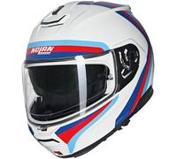 Casque Modulable Nolan N100-6 Blanc/Bleu/Rouge/Bleu ClairS Blanc,Bleu,Rouge,Bleu Clair