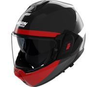 Nolan Casque modulaire N120-1 Blocco 357 Noir/Gris foncé/Rouge/Blanc Taille M