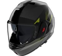 NOLAN Casque moto N120-1 Ciclone Grey Lava / Black / Green Impulse XL