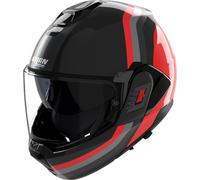 Nolan Casque moto N120-1 Lineo modulable N-Com Noir/Rouge/Gris XL