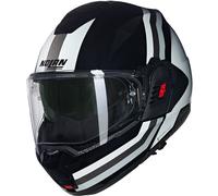 NOLAN Casque moto N120-1 Lineo Black / White / Silver S