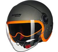 Nolan N21 Visor 06 Ocio Casque jet, orange-brun, taille XL pour homme