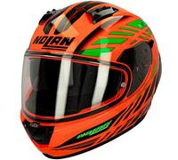 NOLAN Casque moto N60-6 Sport Hotfoot Led Orange / Black / Light Green L