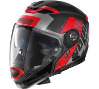 NOLAN Casque moto N70-2 GT Celeres N-Com Flat Black / Grey / Red S
