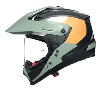 Casque Cross-Over Nolan N70-2 X SELVADO 348 Nero/Verde grigio/Bianco/Arancione