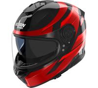 Nolan Casque intégral N80-8 Fervo 355 Noir/Rouge Chrome Métal Taille M