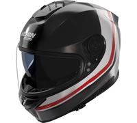 Nolan Casque moto N80-8 Incline Noir/Anthracite/Blanc/Rouge Taille M