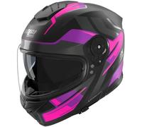 Nolan N80-8 Trittico 358, casque intégral XXS Mat Noir/Gris Foncé/Mauve/Fuchsia Mat Noir/Gris Foncé/Mauve/Fuchsia