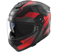 Nolan Casque intégral N80-8 Trittico 357 Mat Noir/Rouge/Gris foncé Taille S