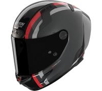 Nolan Casque intégral X-804 RS Ultra Carbon Gemini 364 XS Carbone/Noir/Rouge/Gris Foncé