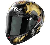 NOLAN Casque moto X-804 RS Ultra Carbon Replica C. Checa Carbon / Gold L