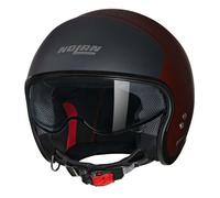 NOLAN Casque N21 06 VERNICIATURA Speciale 351 M, Rouge viscéral/Noir
