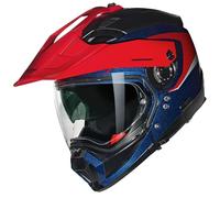 NOLAN Helmet N70-2 X 06 Convinto 344 M, Bleu/Rouge/Blanc