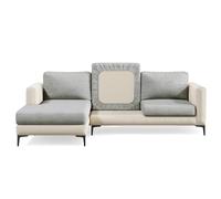 Nolan Interior Miracle Housse de canapé - Housse de coussin en peluche en tissu chenille ultra doux, extensible et épais - Taille S, Earl Grey - Résistante aux animaux domestiques, résistante aux